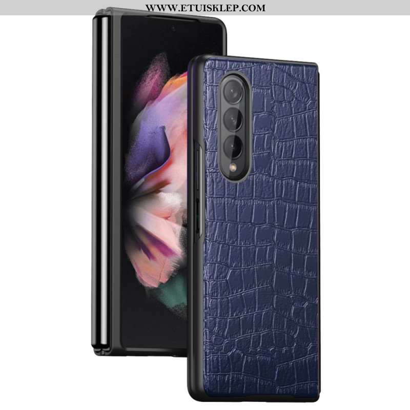 Futerały do Samsung Galaxy Z Fold 4 Klasyczny Krokodyl